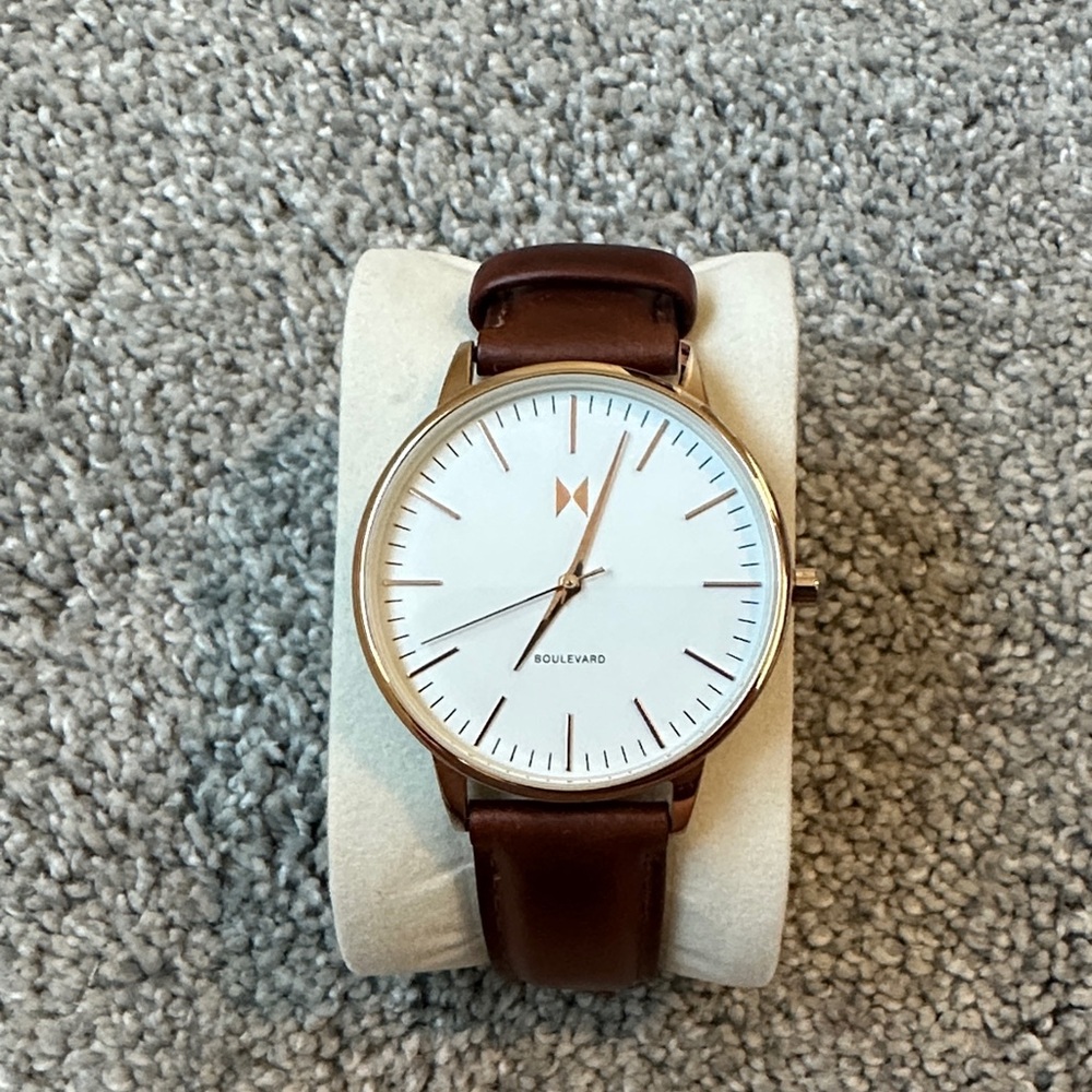 MVMT Brown and Gold Men's Watch